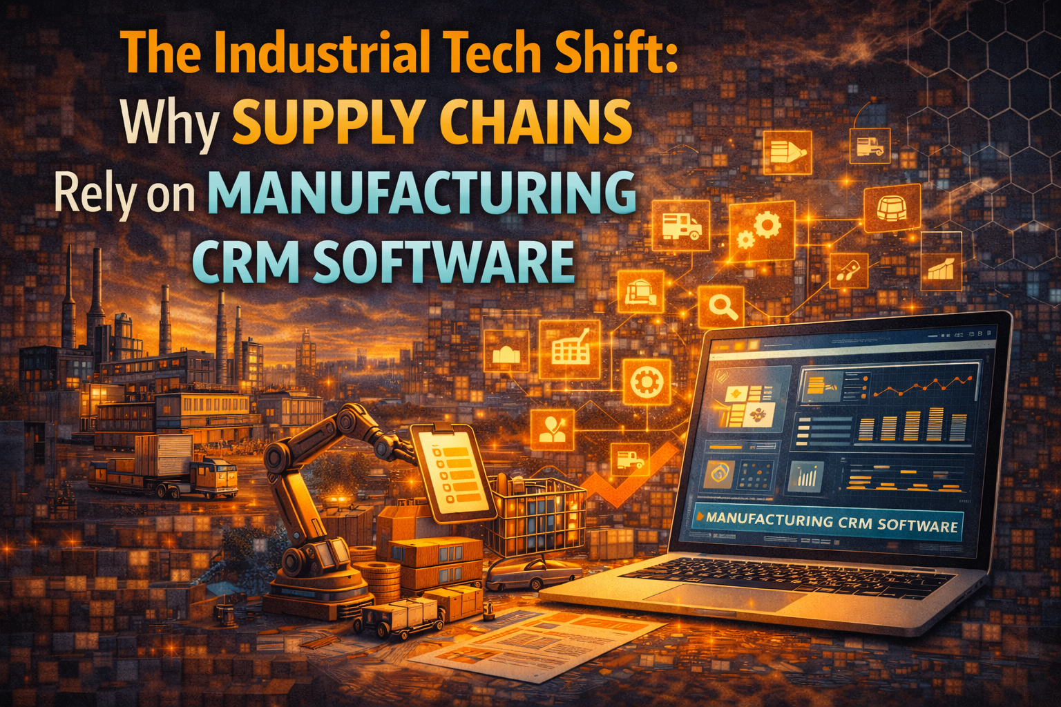 The Industrial Tech Shift: Why Supply Chains Rely on Manufacturing CRM Software
