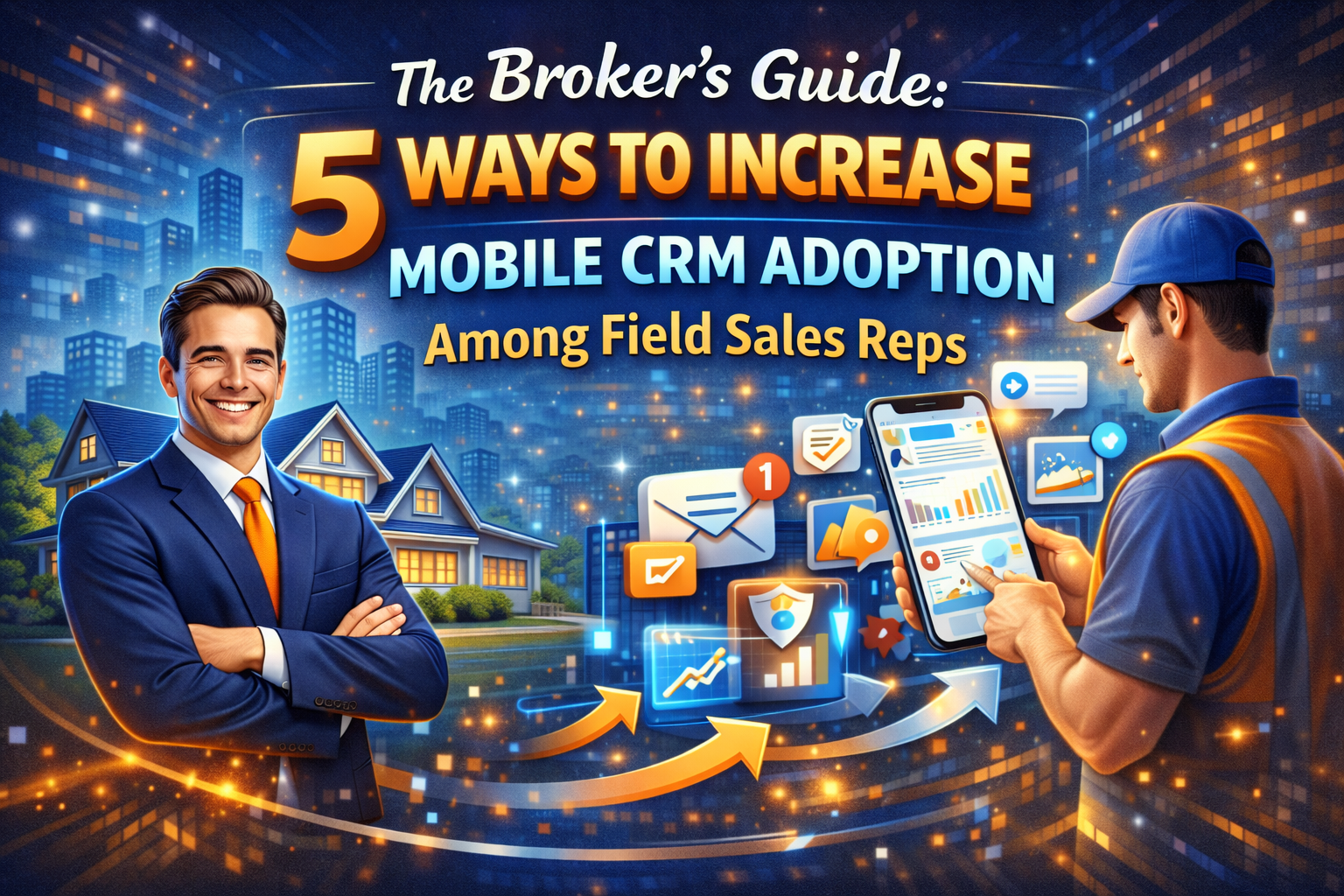 The Broker’s Guide: 5 Ways to Increase Mobile CRM Adoption Among Field Sales Reps
