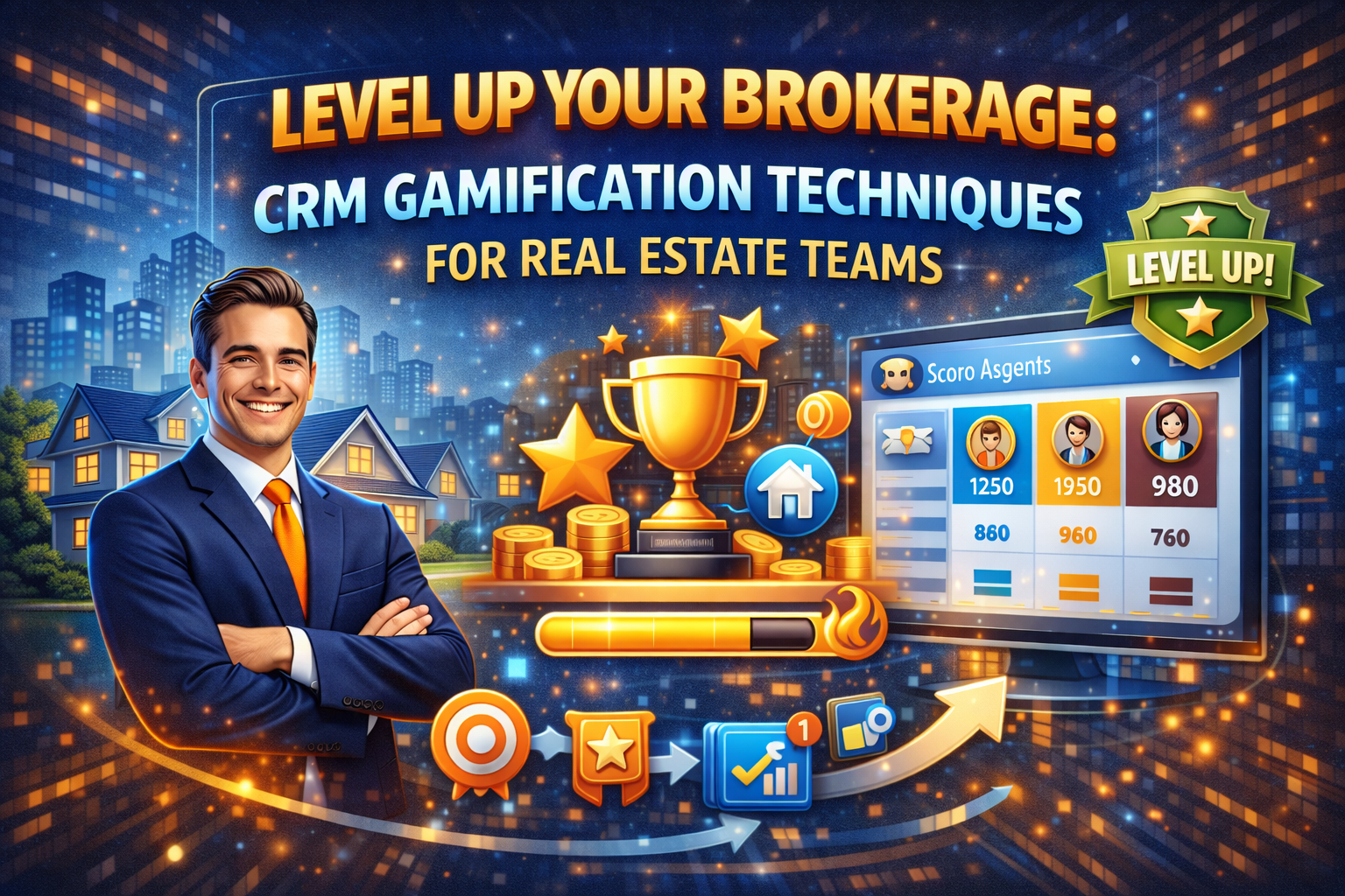 Level Up Your Brokerage: CRM Gamification Techniques for Real Estate Teams