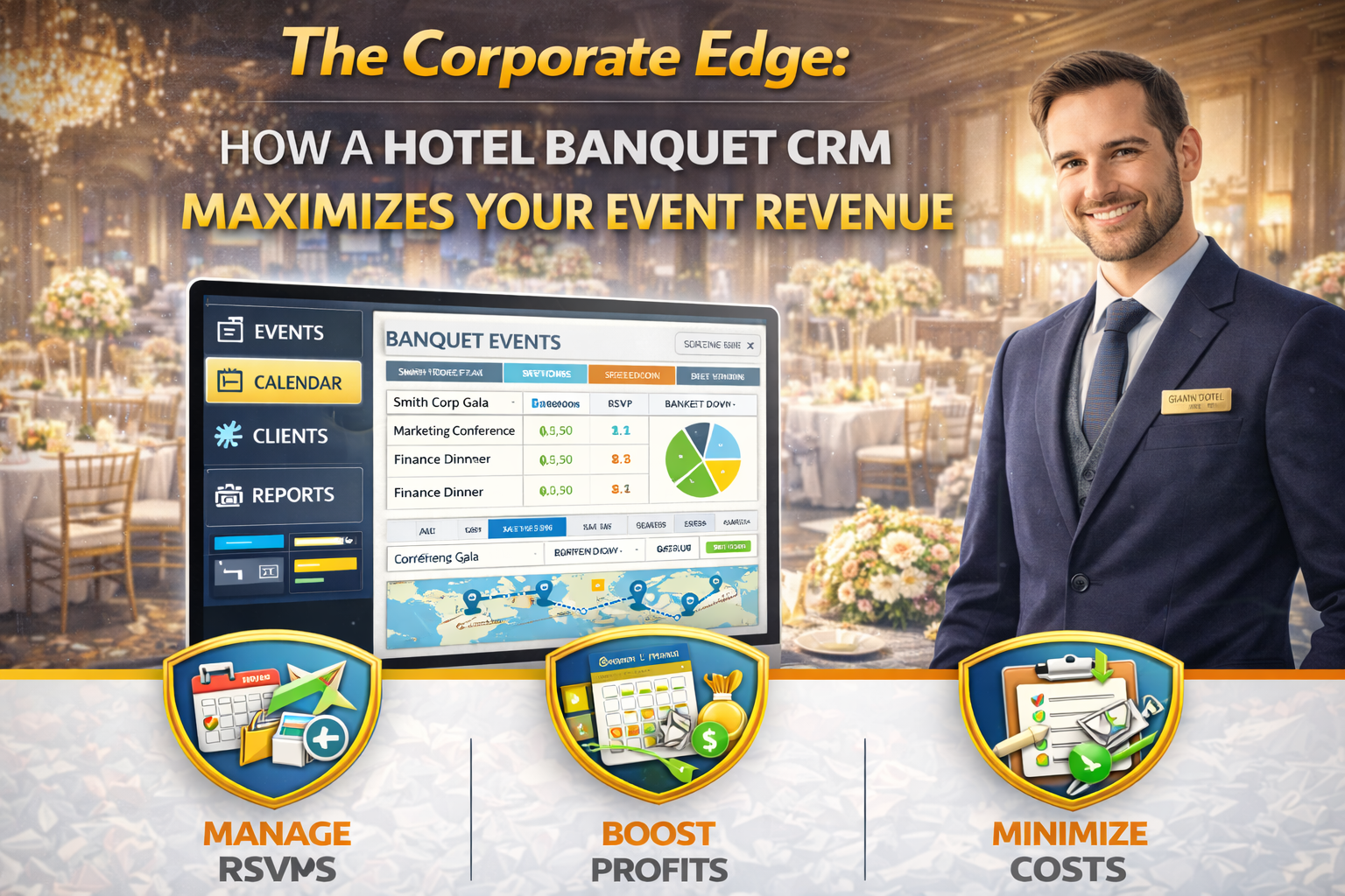 The Corporate Edge: How a Hotel Banquet CRM Maximizes Your Event Revenue