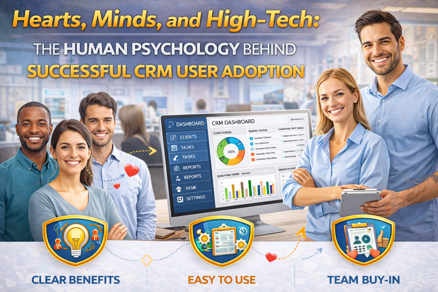 Hearts, Minds, and High-Tech: The Human Psychology Behind Successful CRM User Adoption