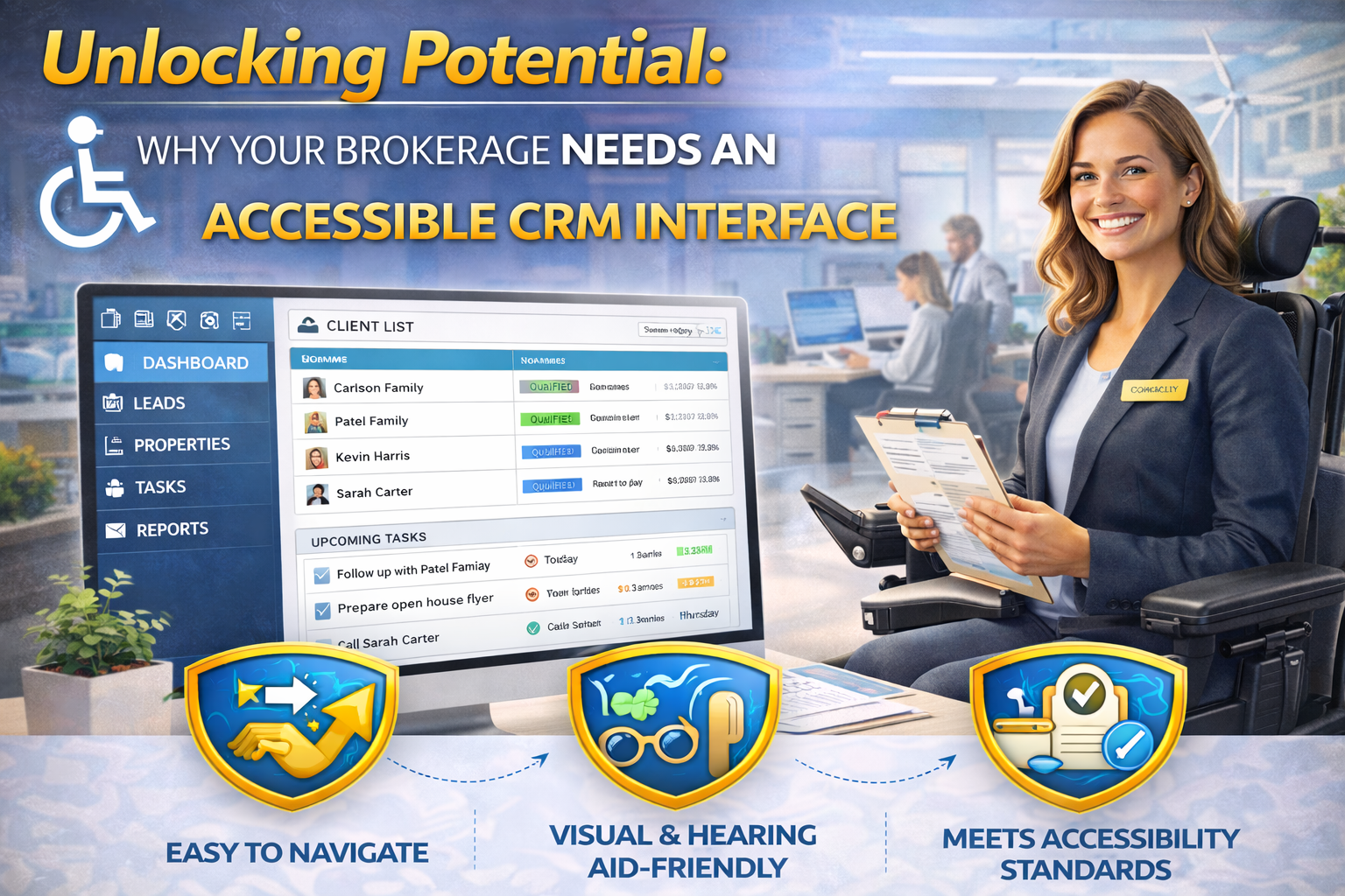 Unlocking Potential: Why Your Brokerage Needs an Accessible CRM Interface