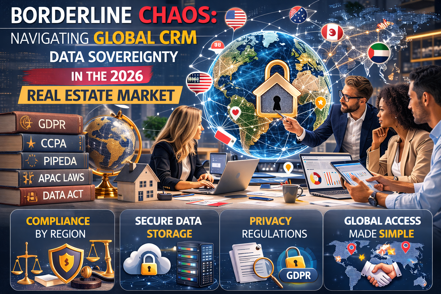Borderline Chaos: Navigating Global CRM Data Sovereignty in the 2026 Real Estate Market